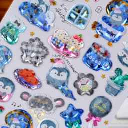3 pcs/6pcs Colorful Cartoon Crystal Sweet Candy Stickers Scrapbooking Diy Journal Cute Sticker Stationery Decor School Gift