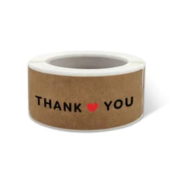 120pcs/roll Kraft Paper Thank You For Your Order Stickers 3x1 Inch Sealing Labels For Small Business Handmade Decor Stickers