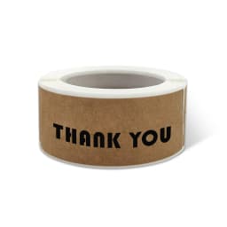 120pcs/roll Kraft Paper Thank You For Your Order Stickers 3x1 Inch Sealing Labels For Small Business Handmade Decor Stickers
