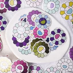 46Pcs Vintage Flower & Sun Aesthetic Stickers for DIY Scrapbooking Decals Stationery Vintage Theme Home & Garden
