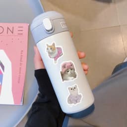 10/500/1000pcs Funny Cute Cat MEME Animals Stickers Kawaii Decals Scrapbooking Notebook Luggage Laptop Skateboard Sticker Toy