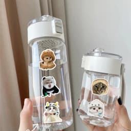 10/500/1000pcs Funny Cute Cat MEME Animals Stickers Kawaii Decals Scrapbooking Notebook Luggage Laptop Skateboard Sticker Toy