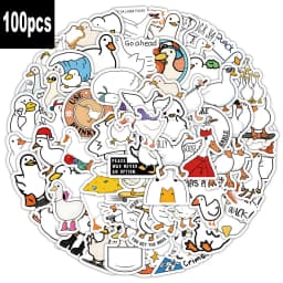 100p Cute Aesthetic Stationery School Office Supplies Sticker Kawaii Diary Decoration Lot Stickers Pack Korean Paper