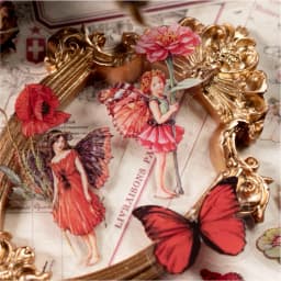 50pcs Fairy Tale Forest Series Retro Fairy Tale Handbook Decorative PET Stickers DIY Diary Scrapbook Aesthetic Stickers