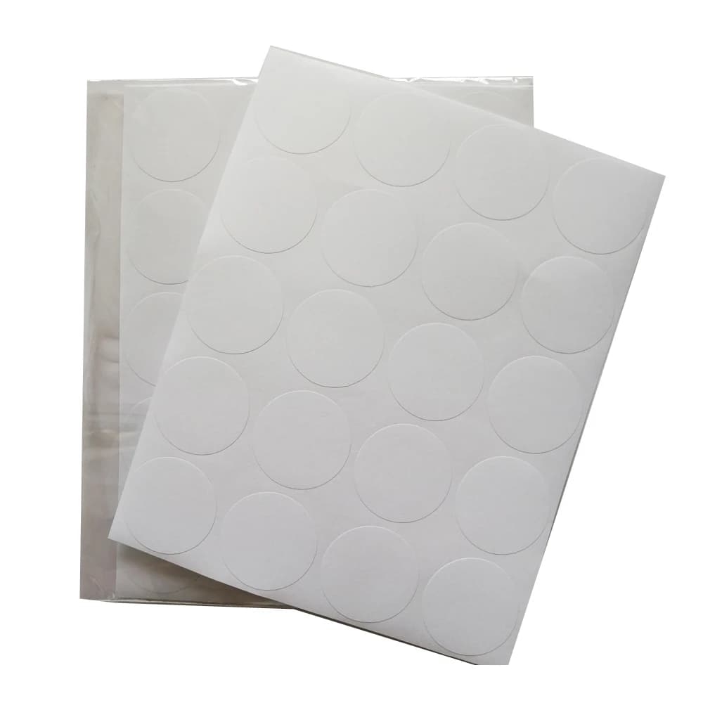 120 Stickers 35mm DIAMETER ROUND Shape BLANK WHITE Paper Sticker FOR DIY PRINTING
