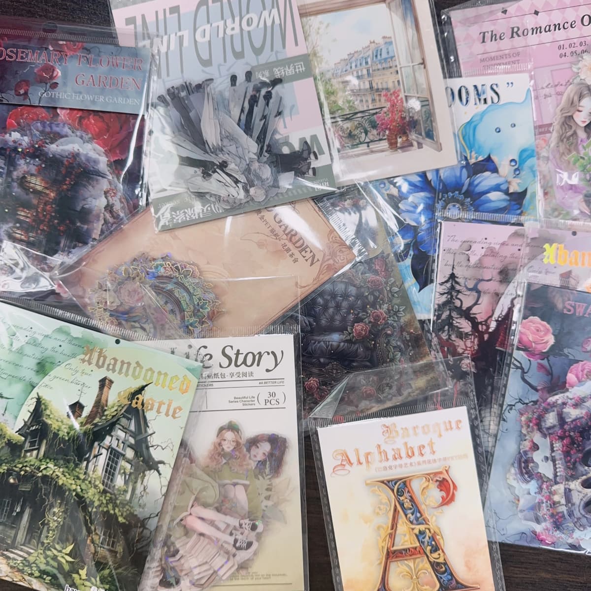 5/10/20 Pack Random Vintage Handbook Sticker Pack Collage Scrapbooking Label Diary Album Journal Planner Material Stationery
