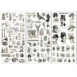 3Sheets Travel Stationery Stickers Cute Decorative Stickers Set Scrapbooking Diary Planner DIY Notebook Phone