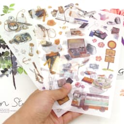 3Sheets Travel Stationery Stickers Cute Decorative Stickers Set Scrapbooking Diary Planner DIY Notebook Phone