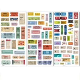 3Sheets Travel Stationery Stickers Cute Decorative Stickers Set Scrapbooking Diary Planner DIY Notebook Phone