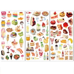 3Sheets Travel Stationery Stickers Cute Decorative Stickers Set Scrapbooking Diary Planner DIY Notebook Phone