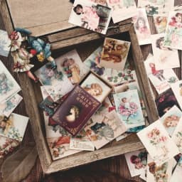 100pcs/Box Vintage Paper Kraft Cardstock Scrapbooking/Card Making/Journaling Project DIY Diary Decoration LOMO Card Van Gogh
