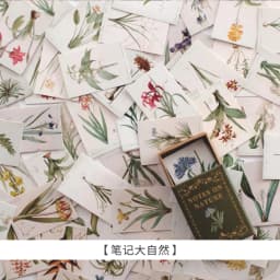 100pcs/Box Vintage Paper Kraft Cardstock Scrapbooking/Card Making/Journaling Project DIY Diary Decoration LOMO Card Van Gogh