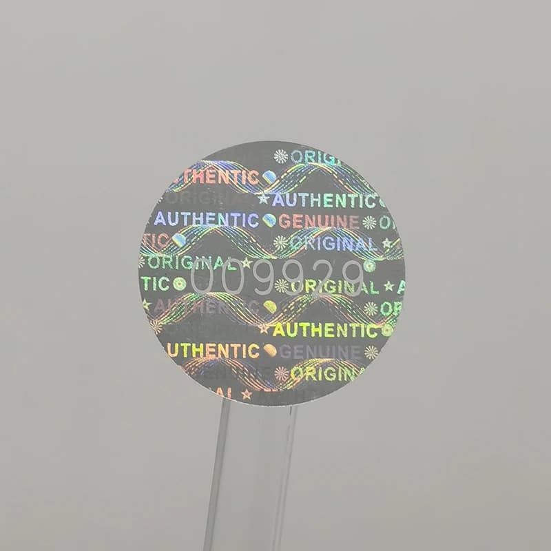 2000pcs 20mm Round,Holographic Tamper-Proof Security Label, "Void" Warranty Sealing Genuine Laser Sticker, Unique Number