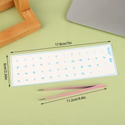 [Russian Language] Tear-Off Film Keyboard Sticker Desktop Laptop Key Sticker Single Film Universal Side Engraving Sticker