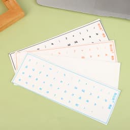 [Russian Language] Tear-Off Film Keyboard Sticker Desktop Laptop Key Sticker Single Film Universal Side Engraving Sticker