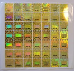 1000pcs 20mmx20mm, Hologram Genuine QC PASS Stickers， Warranty Sealing Tamper Proof  ，Laser Security Original Void Label