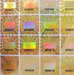 1000pcs 20mmx20mm, Hologram Genuine QC PASS Stickers， Warranty Sealing Tamper Proof  ，Laser Security Original Void Label