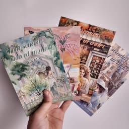 20 Sheets/book Europe and the United States girl characters theme sticker book DIY handbook scrapbook photo frame diary stickers