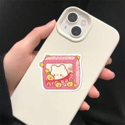 10/30/50PCS Cute Pink Food PVC Sticker Aesthetic Decoration Scrapbooking Korean Stationery Supplies