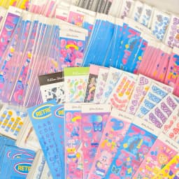 SKYSONIC New Arrival 3PCS Full Set Series Decor sticker Scrapbook Laser Kpop Stickers For Journal Stationery Sticker Suppliers