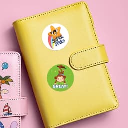 100-500pcs Teacher Reward Sticker Motivational Phrases Stickers for School Student Classic Cute Stationery Stickers
