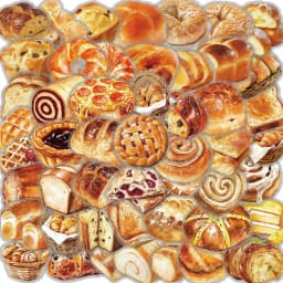 50/100PCS Cute Baking Bread Stickers Nostalgic DIY Streetwear Scrapbooking Creative Paper Laptop Luggage Waterproof Sticker