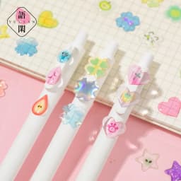 1pcs/1lot Kawaii Scrapbook Stickers Ningguang's Collected Fragments Junk Journal Gold Planner Stationery Decorative