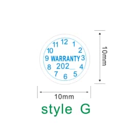 Factory Wholesale Warranty Seal Label Safety Protection Sticker Void If Seal Broken Damaged Shredded Paper Small Batch Custom