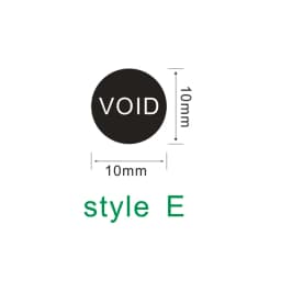 Factory Wholesale Warranty Seal Label Safety Protection Sticker Void If Seal Broken Damaged Shredded Paper Small Batch Custom