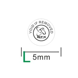 Factory Wholesale Warranty Seal Label Safety Protection Sticker Void If Seal Broken Damaged Shredded Paper Small Batch Custom
