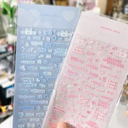 Sharkbang 2pcs 4pcs Cute Angora Korean Journal Stickers DIY Decor Scrapbooking Materials Stationery Postcards Sticker Stationery