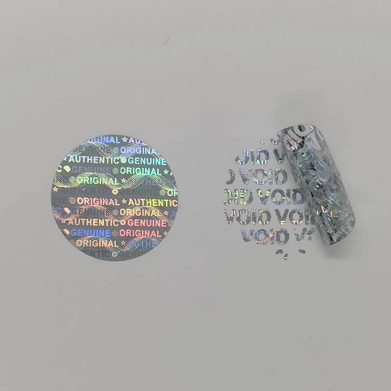 2000pcs 20mmx20mm , GENUINE Security Label, "Void" Seal Tamper-Proof, Original Warranty Laser Holographic Sticker, Custom Logo