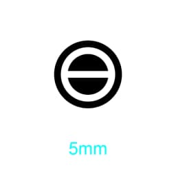 5mm 400pcs round warranty invalid sticker Screw hole security seal fragile adhesive tamper obvious tamper-proof label