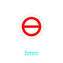 5mm 400pcs round warranty invalid sticker Screw hole security seal fragile adhesive tamper obvious tamper-proof label