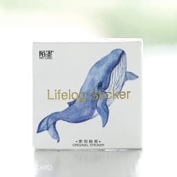 45pcs/pack Kawaii Whale Label Stickers Decorative Stationery Stickers Scrapbooking DIY Diary Album Stick Label School Supplies