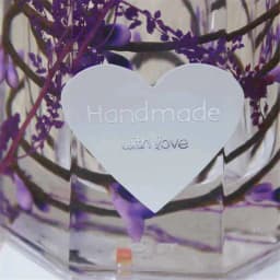 100pcs/lot Thank You Handmade Heart Design Bronzing Seal Multiple Colour DIY Multifunction Seal Sticker Gift Packaging Label
