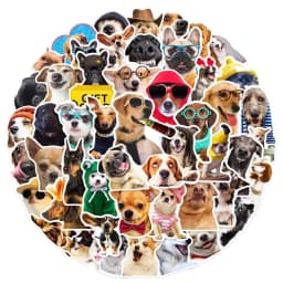 10/30/50PCS Cartoon Life Dog PVC Sticker Aesthetic Decoration Scrapbooking Stationery School Supplies