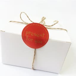 90Pcs/lot Hot Sale 'Present for You' Design Sticker Labels Food Seals Gift Stickers For Wedding Seals White/Black/Red 3 Color