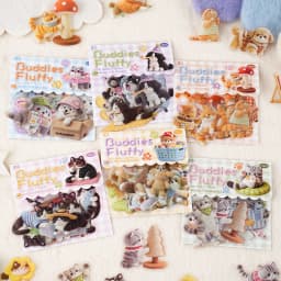 15pcs/lot Kawaii Stationery Stickers fluffy companion DIY Junk Journal Paper Planner Decorative stickers