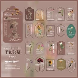 40pcs/lot Kawaii Stationery Stickers Forest Quotations Diary Planner Decorative Mobile Sticker Scrapbooking DIY Craft Sticker