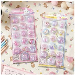 New Cartoon Capsules Shake 3D Relief Stickers Scrapbooking Diy Diary Decor Journaling Stationery Cute Stickers School Supplies