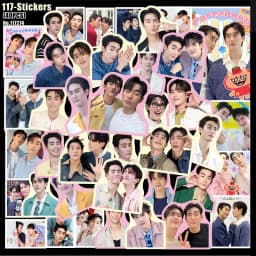 40PCS AouBoom Forcebook JimmySea Thai BL CP Stickers Waterproof Decals for Laptop Scrapbook Fans Collection Gift