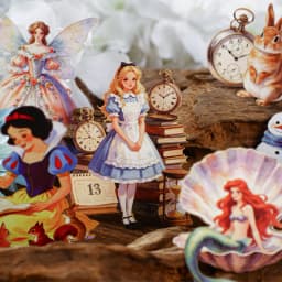 10pcs/1lot kawaii Stationery Sticker Dreamlike Nursery Rhyme Diary junk journal Decorative Scrapbooking DIY Craft Sticker