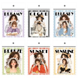 40sheets/lot Kawaii Stationery Stickers Rainbow Girl Diary Planner Decorative Mobile Stickers Scrapbooking DIY Sticker