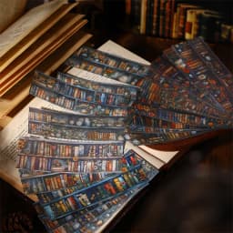 20pcs/1lot Kawaii Stationery Stickers  Library Library Diary Decorative Mobile Stickers Scrapbooking DIY Craft Stickers