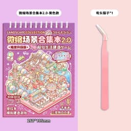Mr. Paper 19Pcs/bag Miniature Scene Collection Book 2.0 Scenic Scene Stickers 3D Stereoscopic Visual Day Gift For People