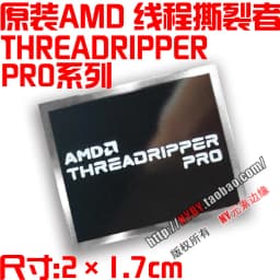Original AMD Ryzen 395MAX+ R9 R7 R5 R3 9000CPU computer label laptop sticker