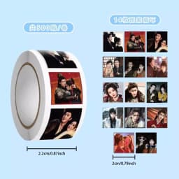 500Pcs/Set Pursuit of Jade Stickers Tian Xiwei, Zhang Linghe Creative DIY Decorative Stickers for Phone Laptop Notebook
