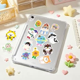 40Pcs/Set Cute Thai BL GMMTV CP Doll Stickers Waterproof Cartoon Decals for Laptop Phone Scrapbook Fans Gift