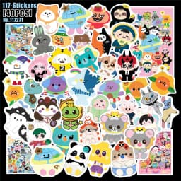 40Pcs/Set Cute Thai BL GMMTV CP Doll Stickers Waterproof Cartoon Decals for Laptop Phone Scrapbook Fans Gift